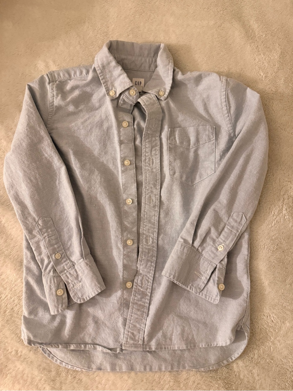 GAP Men’s Pale Blue Button-Down Shirt